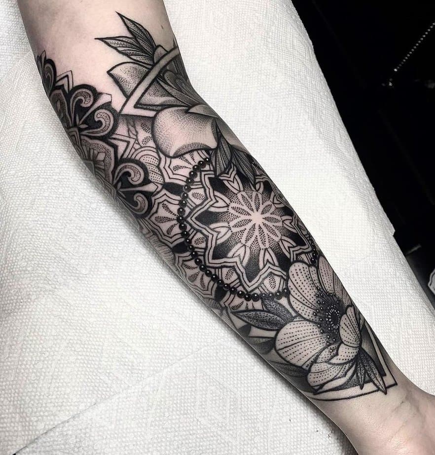 Mandala half sleeve