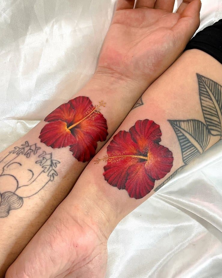 Matching tattoos