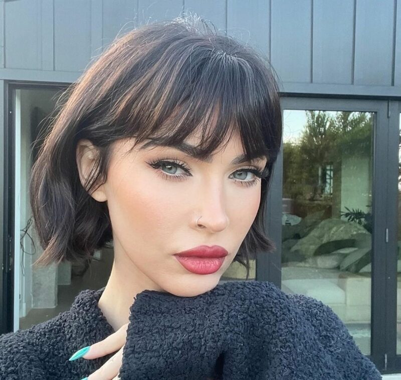 Megan Fox bob with bangs