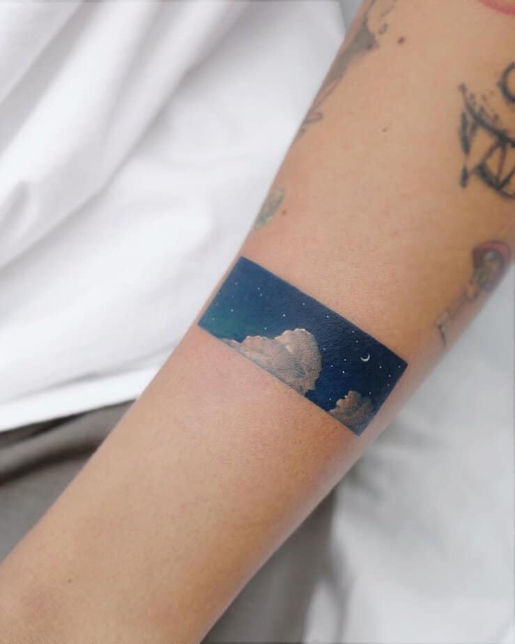 18 Dreamy Sky Tattoos That Will Make You Feel On Cloud Nine