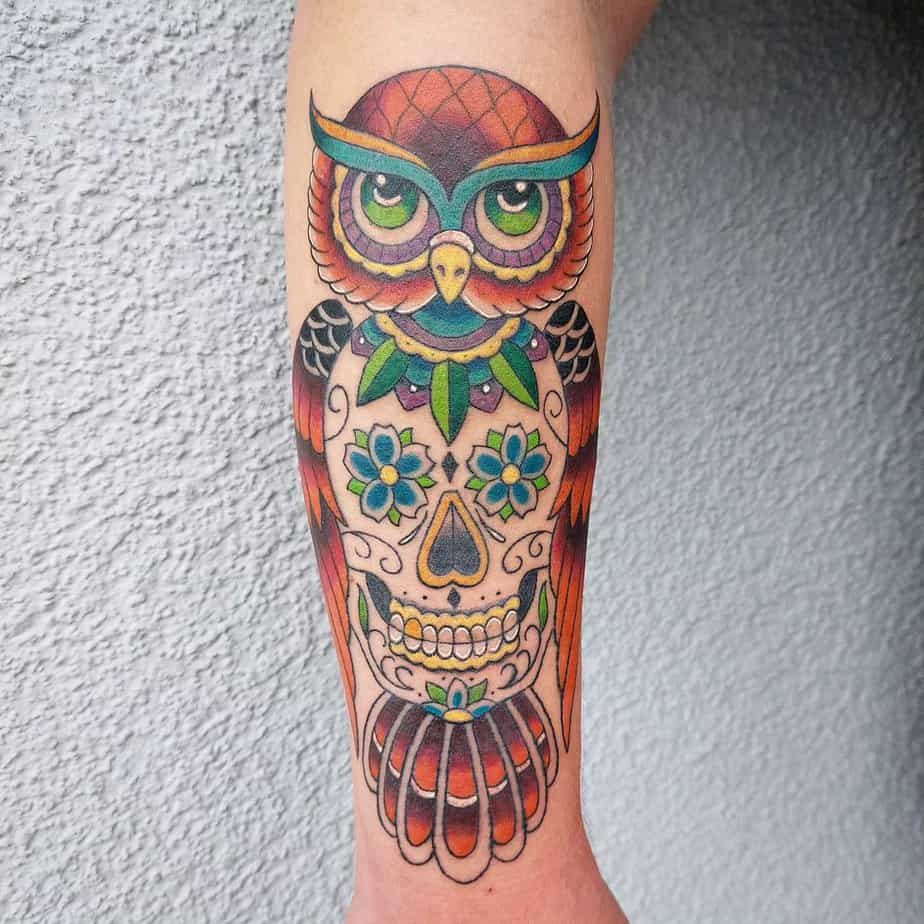 17 Meaningful Sugar Skull Tattoos And Their Stories