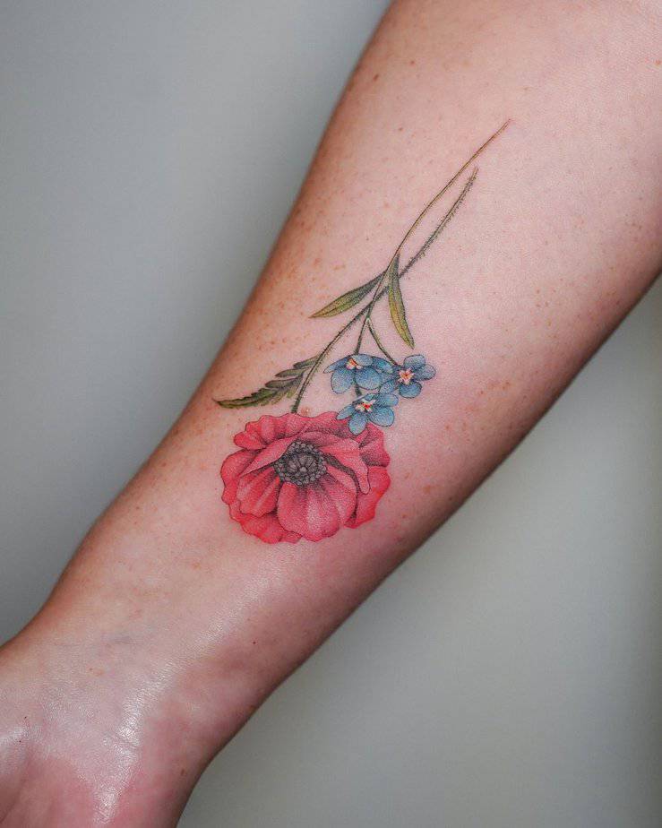 19 Forget Me Not Flower Tattoo Ideas To Make Love Eternal