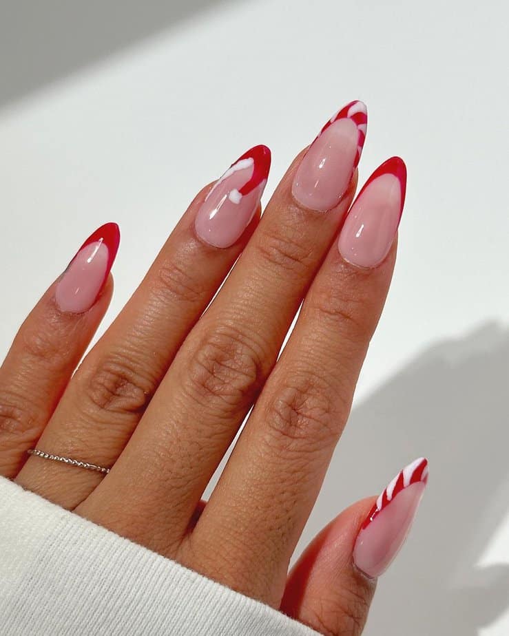 30 Dazzling Candy Cane Nails To Sweeten Your Tips