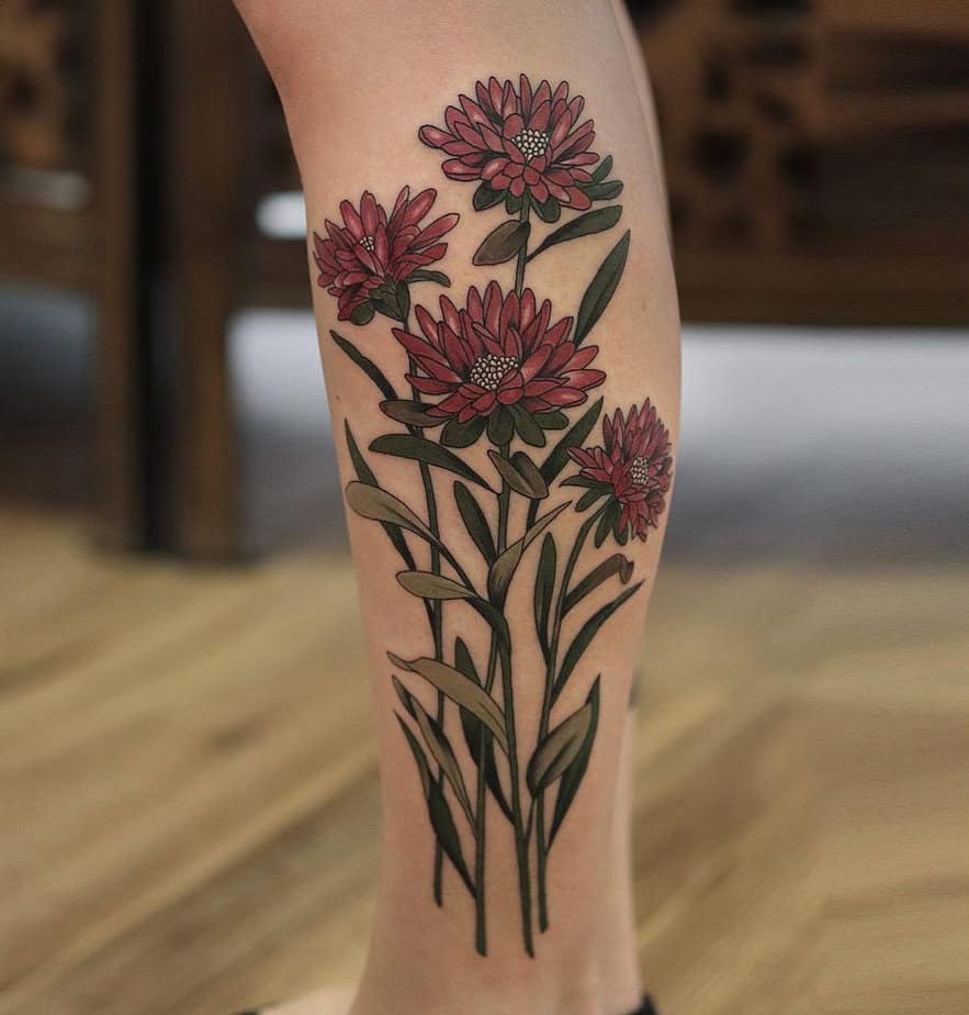 19 September Birth Flower Tattoos To Honor Your Special Month