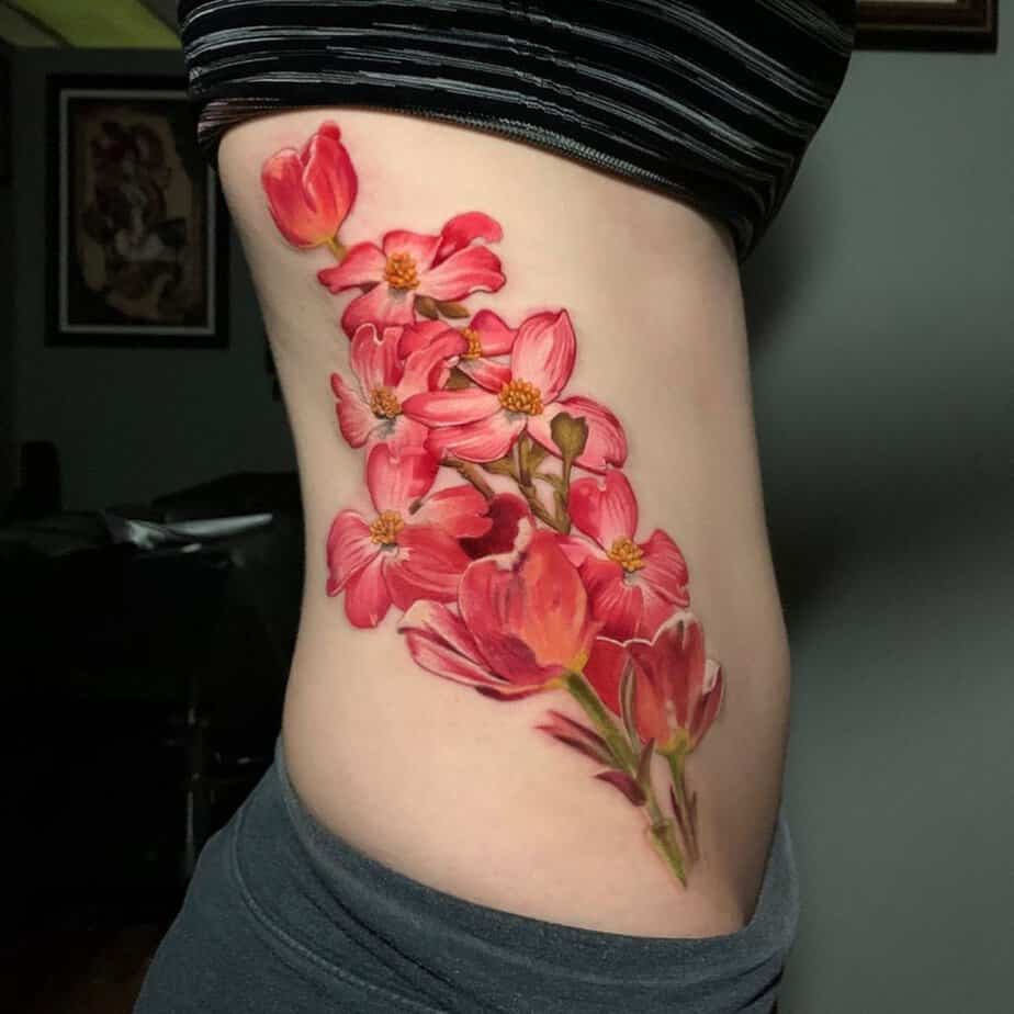 20 Captivating Dogwood Flower Tattoo Ideas To Celebrate Nature