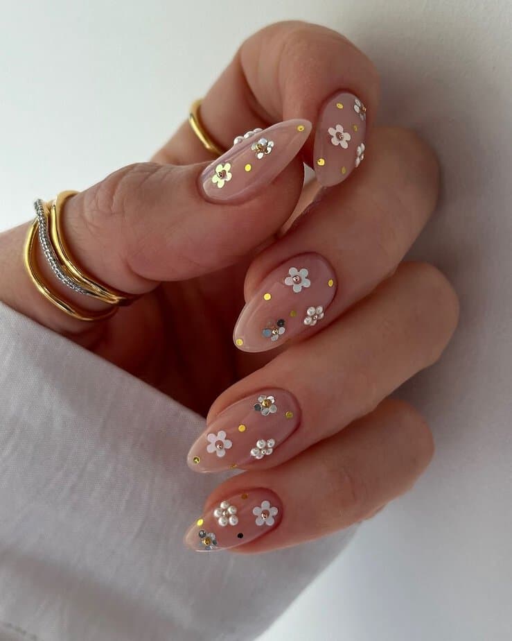 30 Fabulous Gem Nails That Will Steal The Spotlight