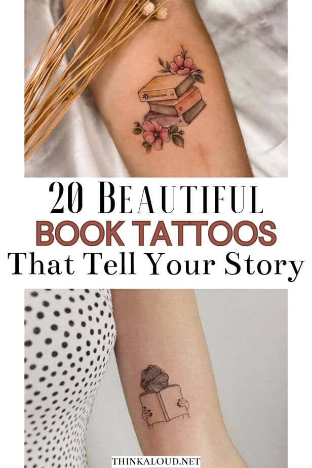 20 Beautiful Book Tattoos That Tell Your Story