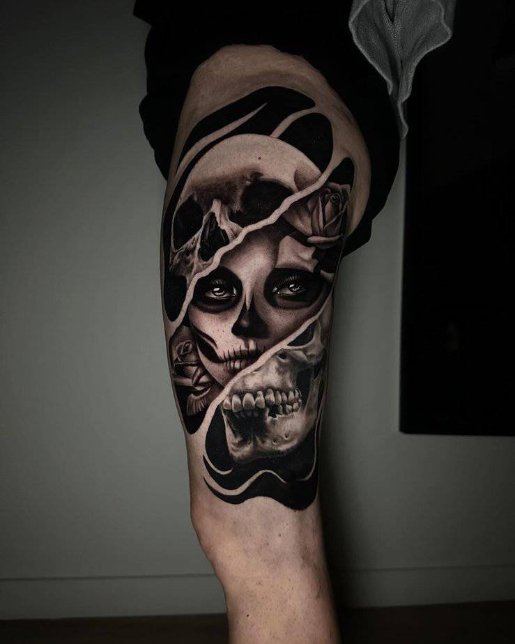 Santa Muerte tattoo