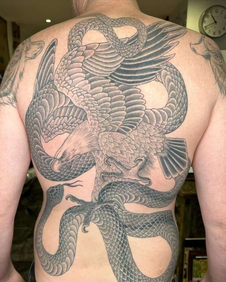 Snake And Eagle Tattoo Meaning With 20 Popular Options