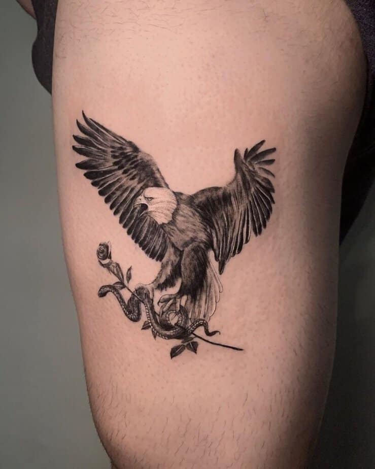 Snake And Eagle Tattoo Meaning With 20 Popular Options