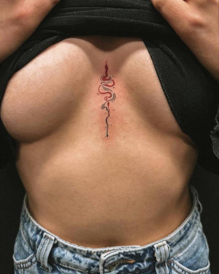 18 Eye-catching Sternum Tattoos To Adorn Your Skin