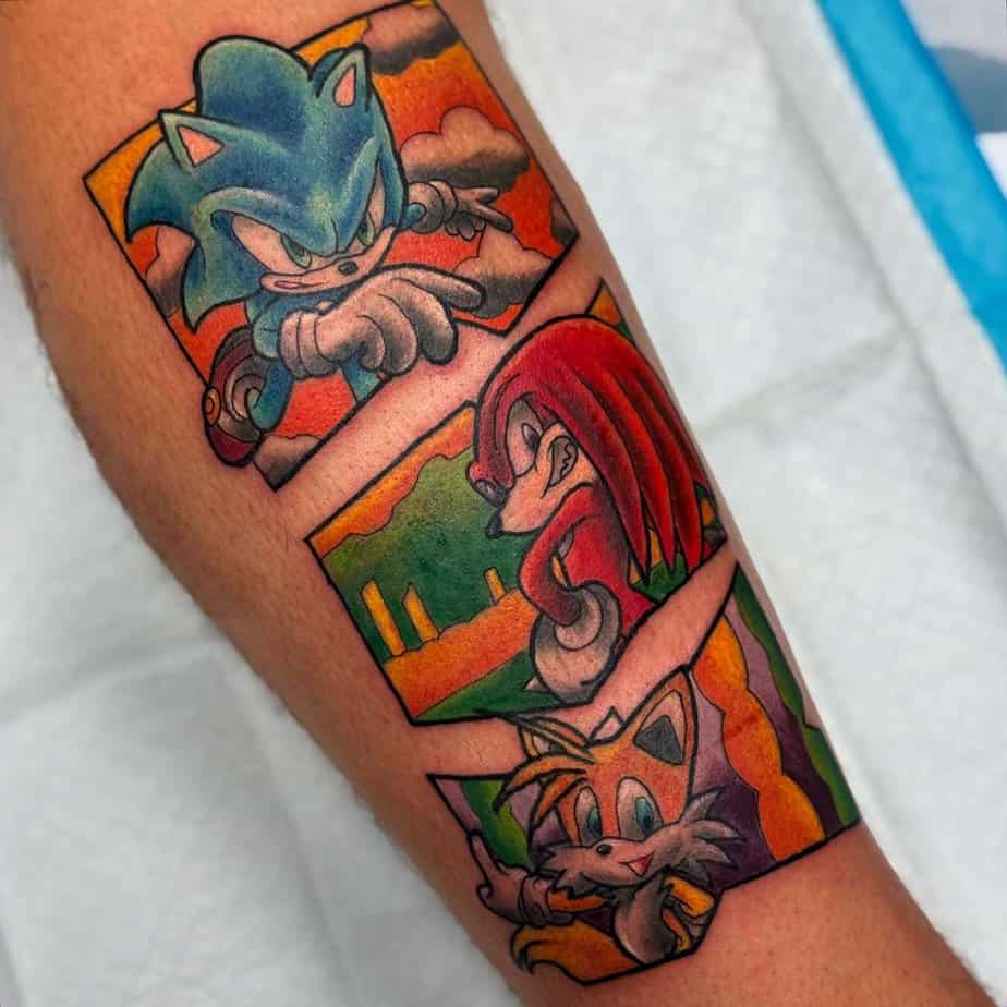 18 Fun Sonic Tattoos That Will Make You Feel Like A Hero