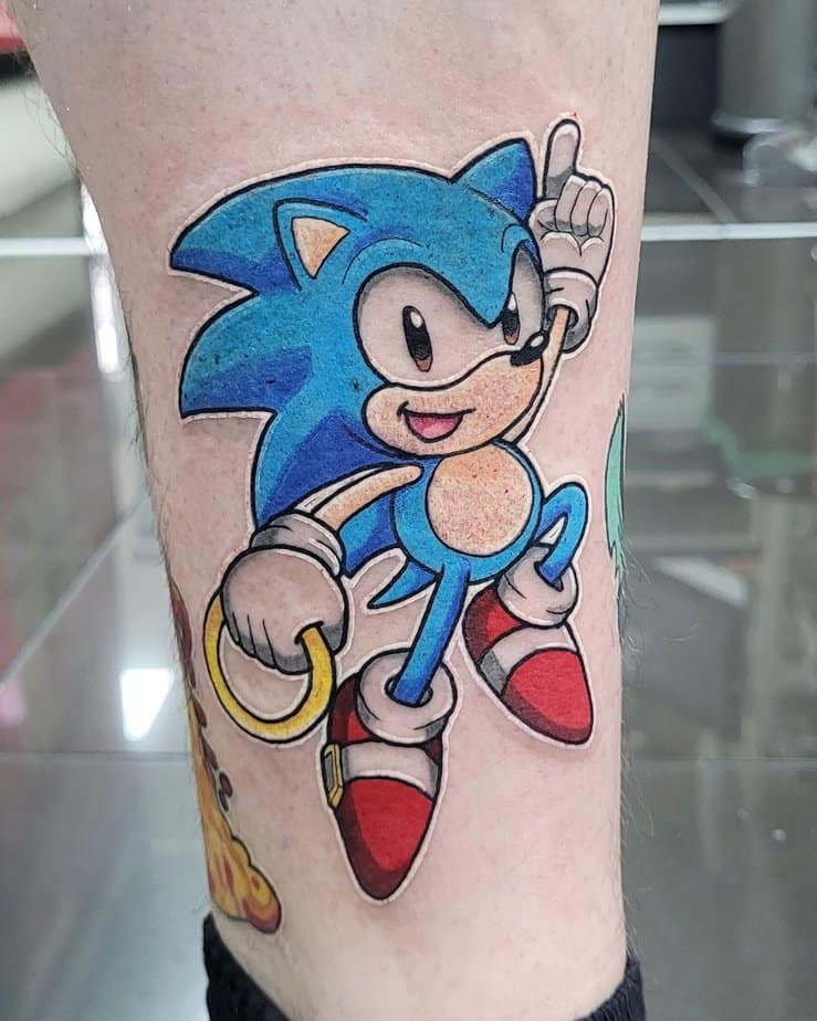 18 Fun Sonic Tattoos That Will Make You Feel Like A Hero