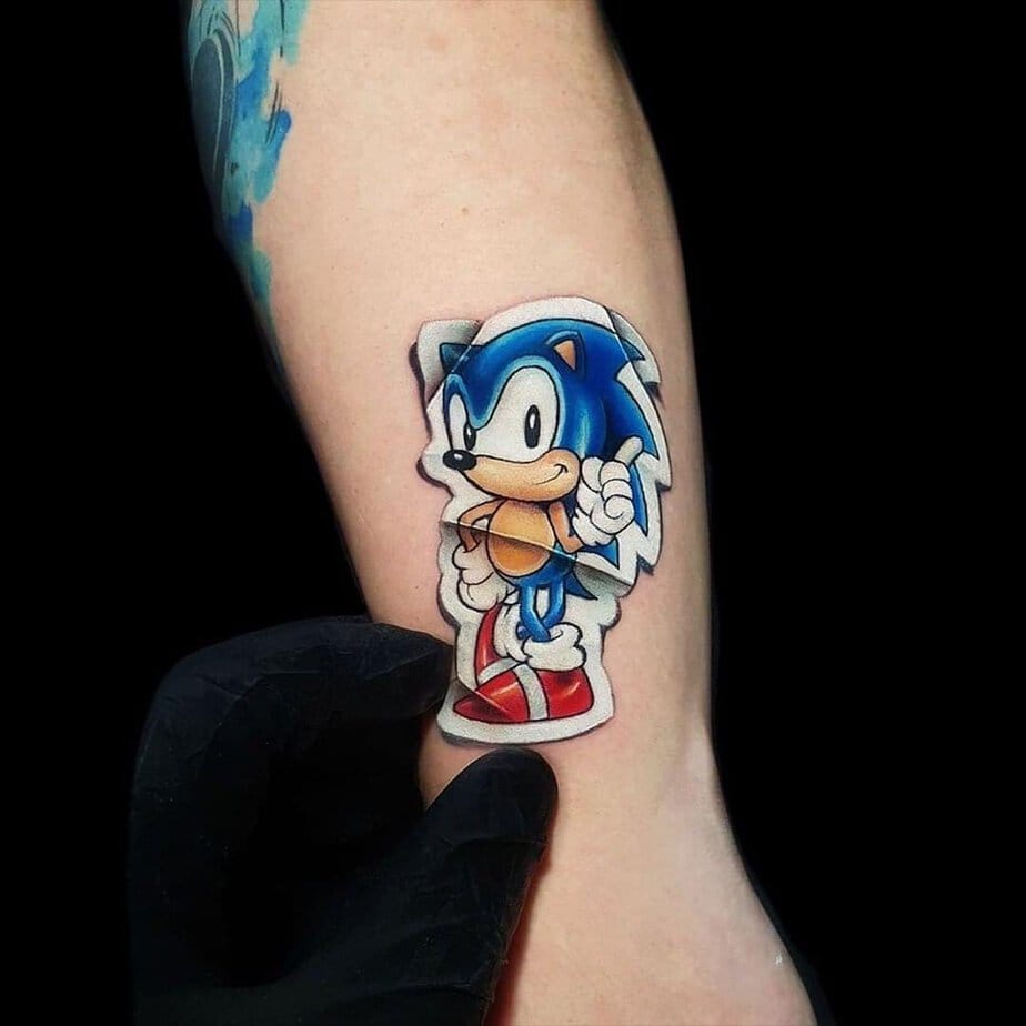 18 Fun Sonic Tattoos That Will Make You Feel Like A Hero