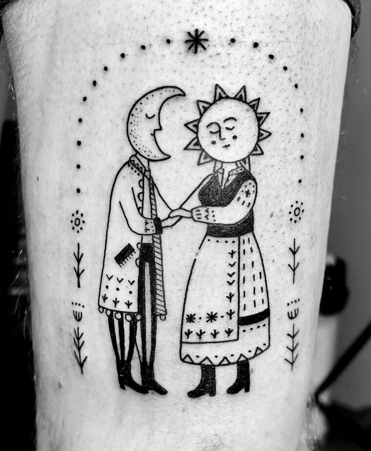 18 Stunning Folk Art Tattoos Celebrating Culture and Identity