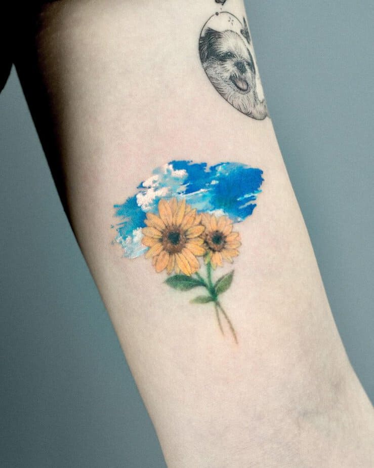 18 Dreamy Sky Tattoos That Will Make You Feel On Cloud Nine