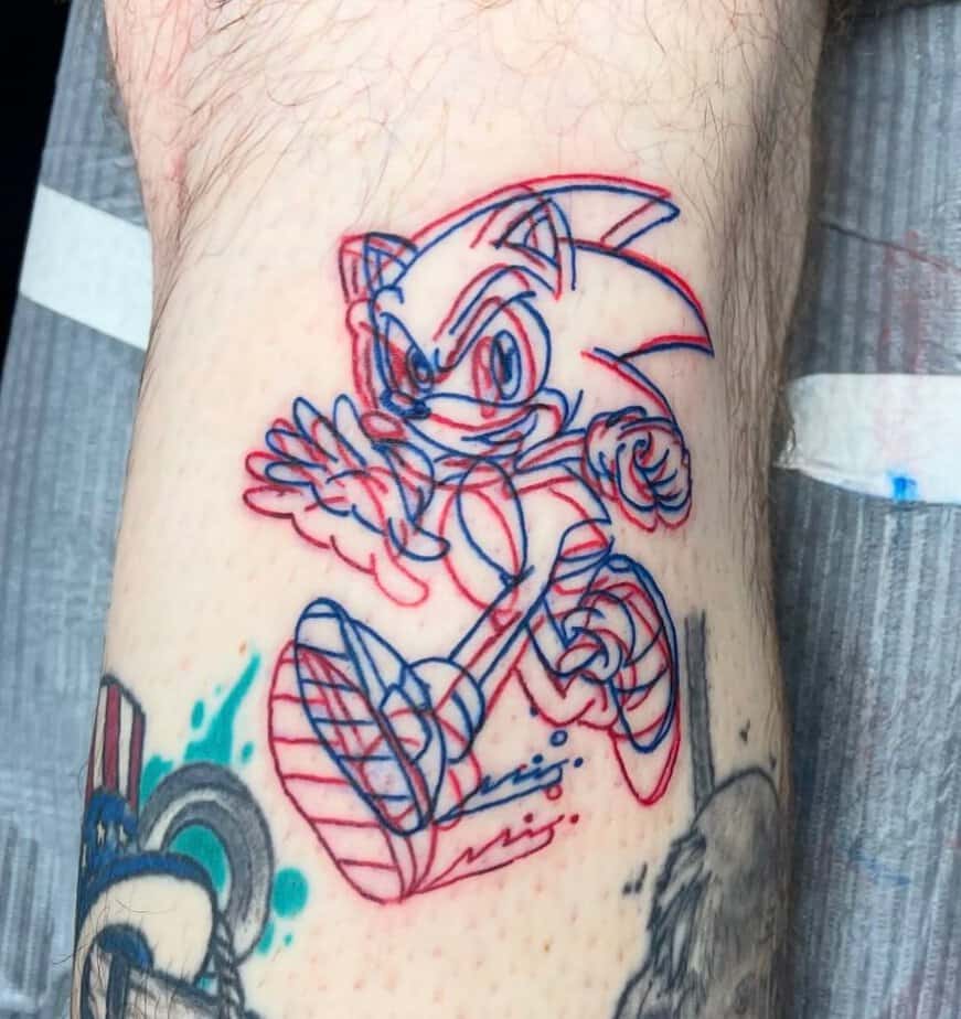 18 Fun Sonic Tattoos That Will Make You Feel Like A Hero