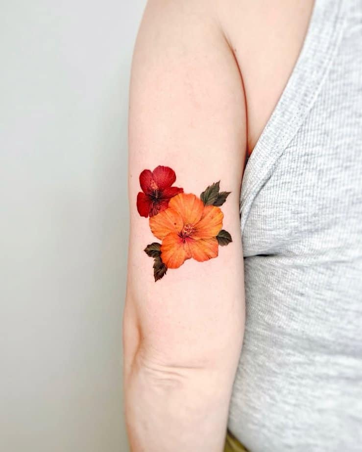 18 Vibrant Hawaiian Flower Tattoos For A Touch Of Paradise