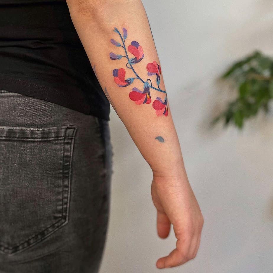 19 Beautiful April Birth Flower Tattoo Ideas to Tell Your Story