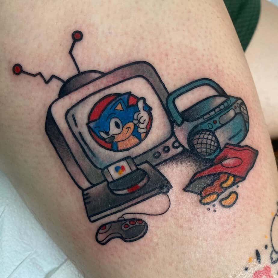 18 Fun Sonic Tattoos That Will Make You Feel Like A Hero