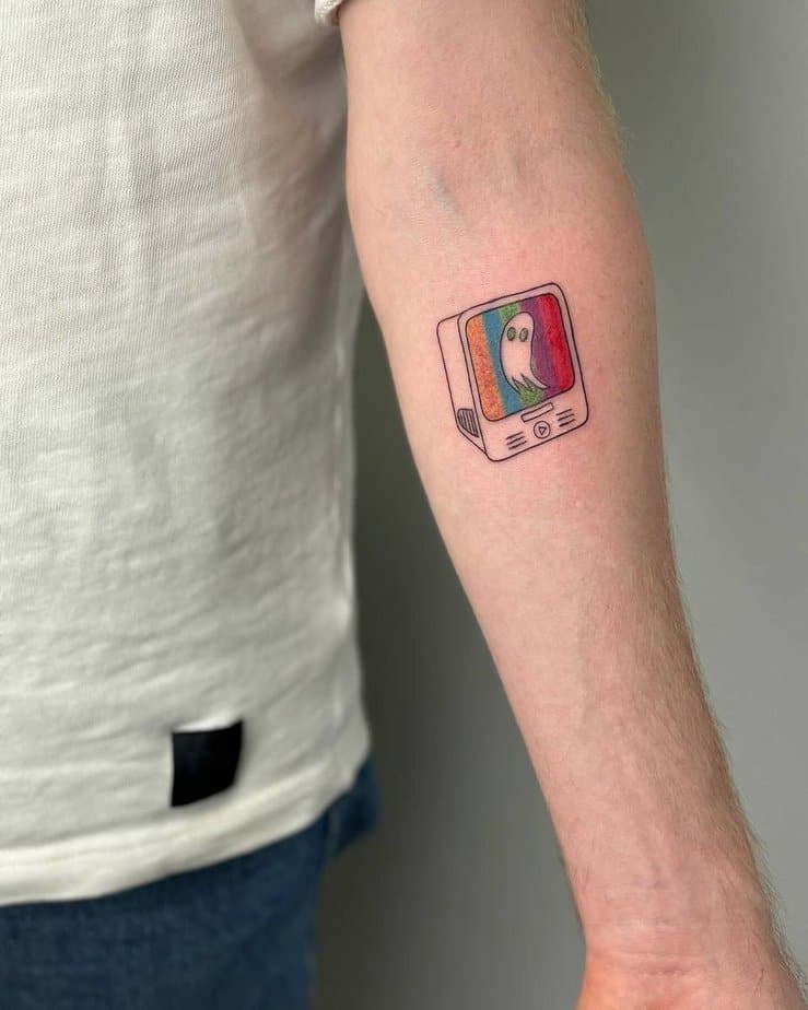 19 Funky Pop Art Tattoos To Get Your Giggle On