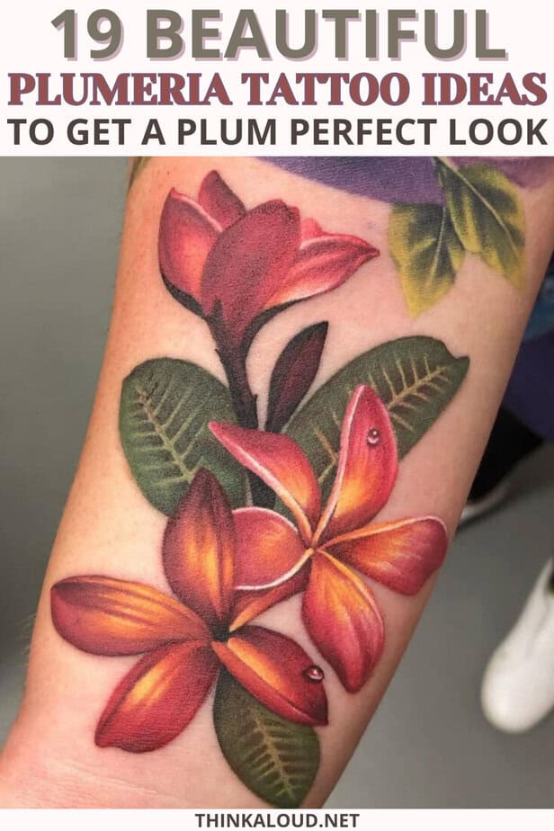 19 Beautiful Plumeria Tattoo Ideas To Get A Plum Perfect Look