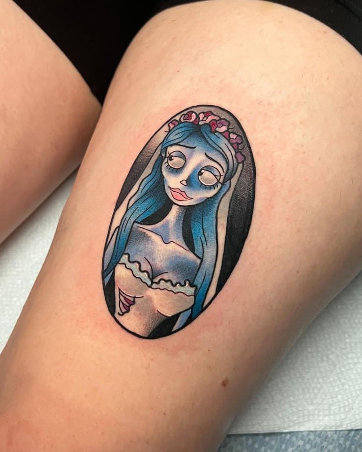 20 Corpse Bride Tattoos That Prove Love Never Dies