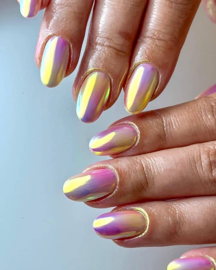 40 Incredible Iridescent Nails To Brighten Your Day