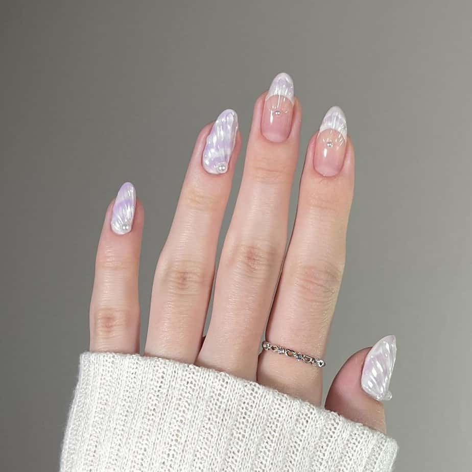 40 Mesmerizing Pearl Nails That Will Get You Out Your Shell