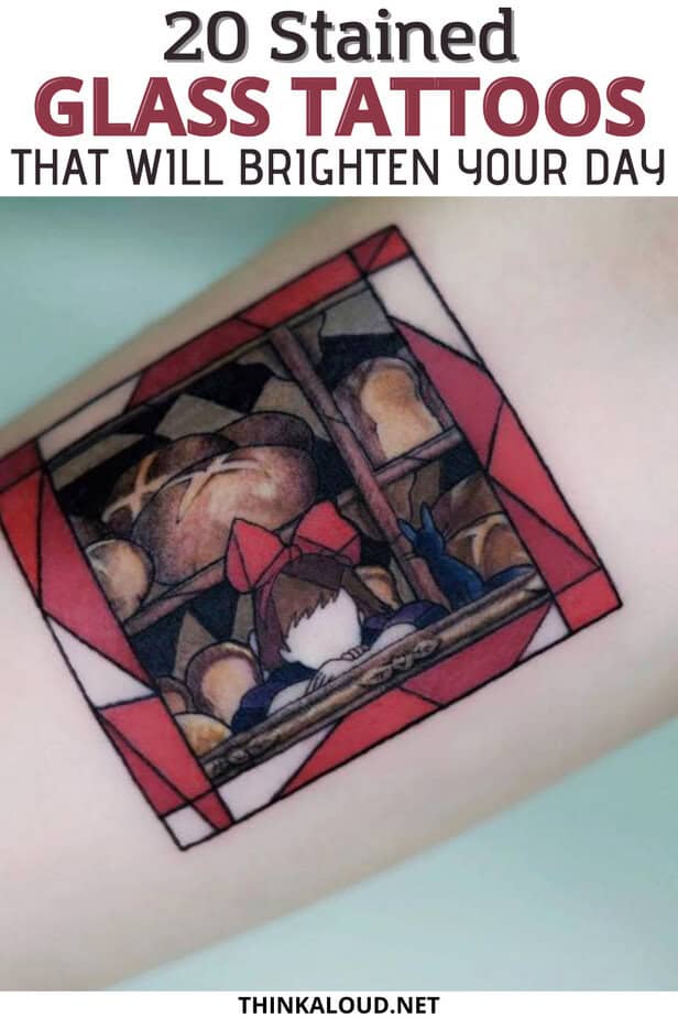 20 Stained Glass Tattoos That Will Brighten Your Day