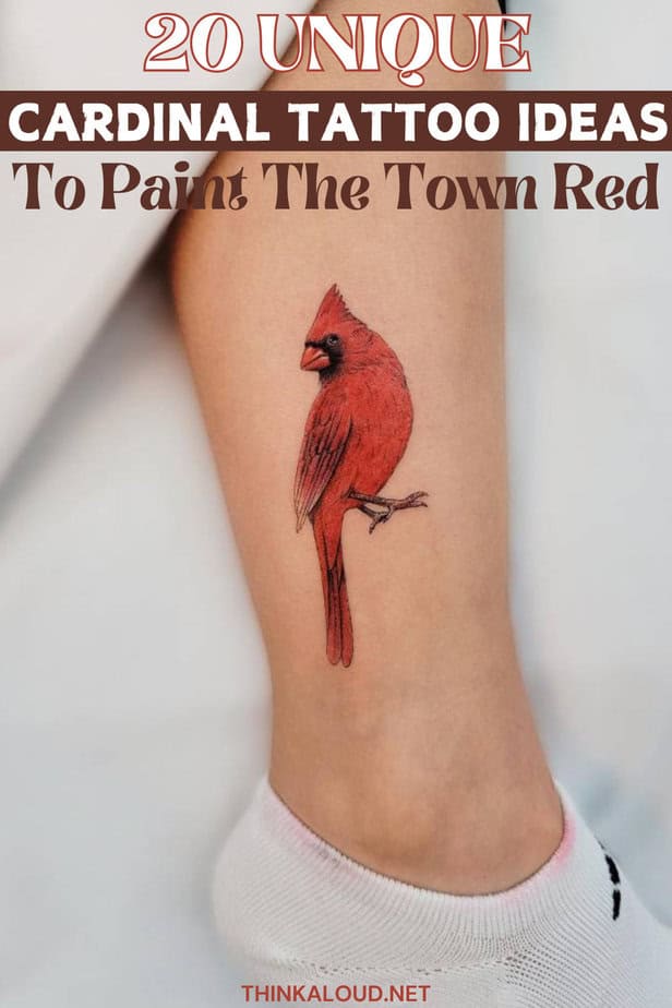 20 Unique Cardinal Tattoo Ideas To Paint The Town Red