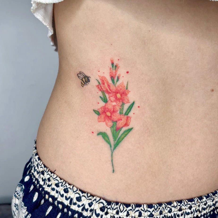 18 Symbolic August Birth Flower Tattoos To Celebrate Your Month