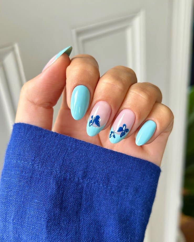 30 Mesmerizing Tiffany Blue Nails To Inspire Blue Skies Ahead