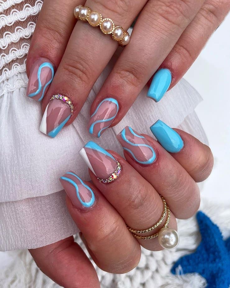 30 Mesmerizing Tiffany Blue Nails To Inspire Blue Skies Ahead