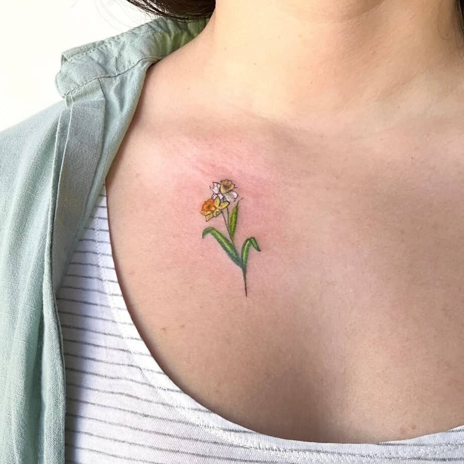 19 Beautiful Daffodil Tattoo Ideas That Will Make You Bloom