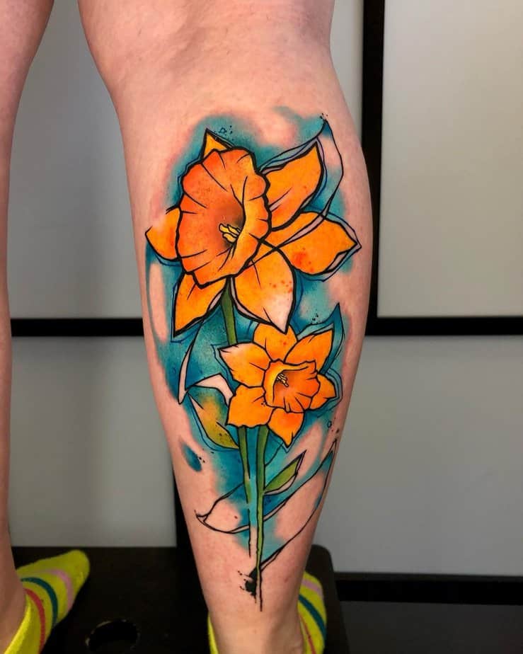 19 Beautiful Daffodil Tattoo Ideas That Will Make You Bloom