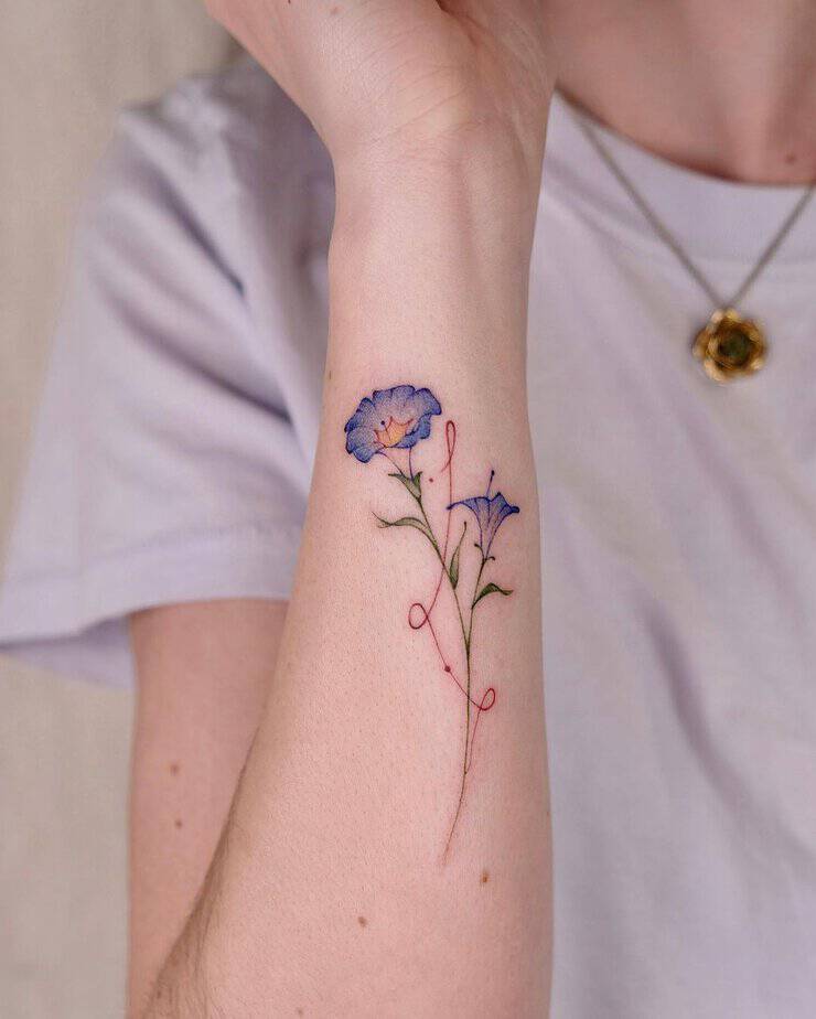 18 Meaningful Morning Glory Tattoos To Inspire You