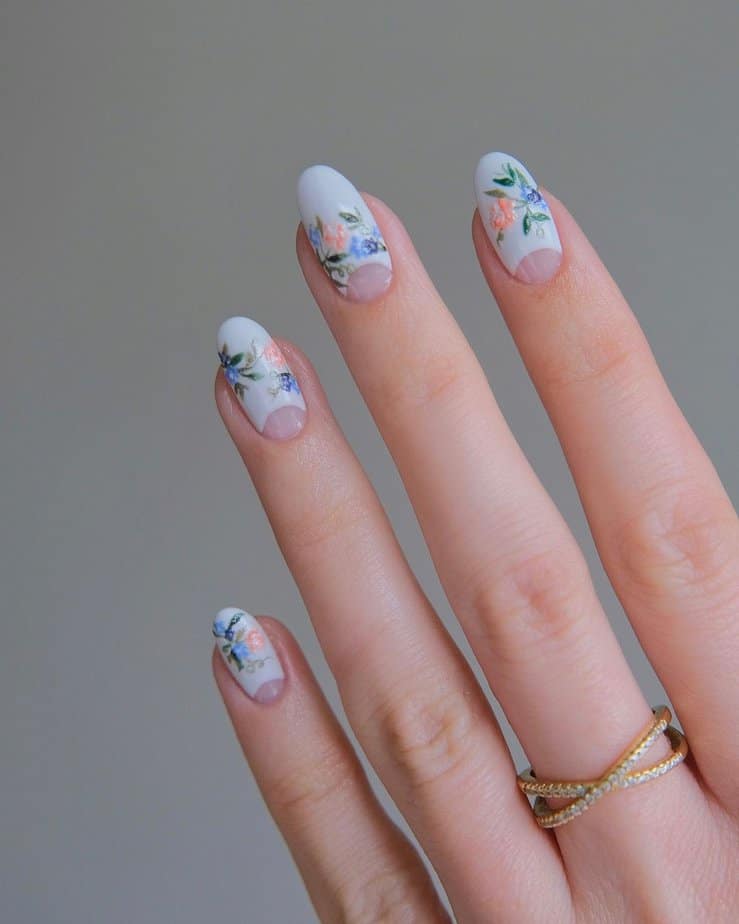 27 Gorgeous Garden Nails That Will Make Your Fingers Bloom 