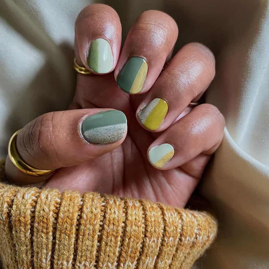 35 Amazing Color-Blocking Nails For A Fun Appearance