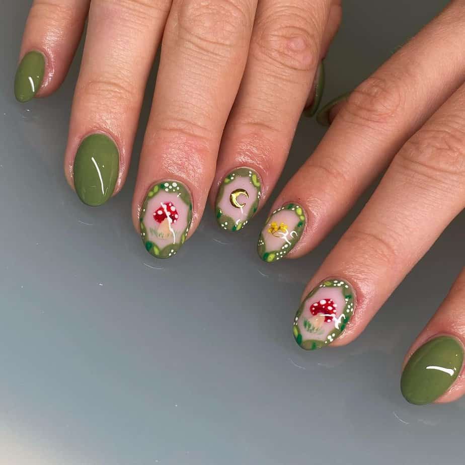 27 Gorgeous Garden Nails That Will Make Your Fingers Bloom 