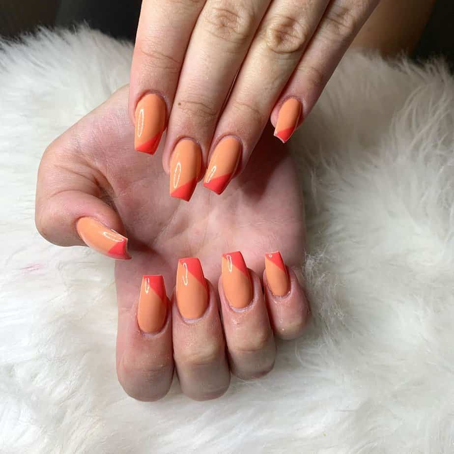 35 Amazing Color-Blocking Nails For A Fun Appearance