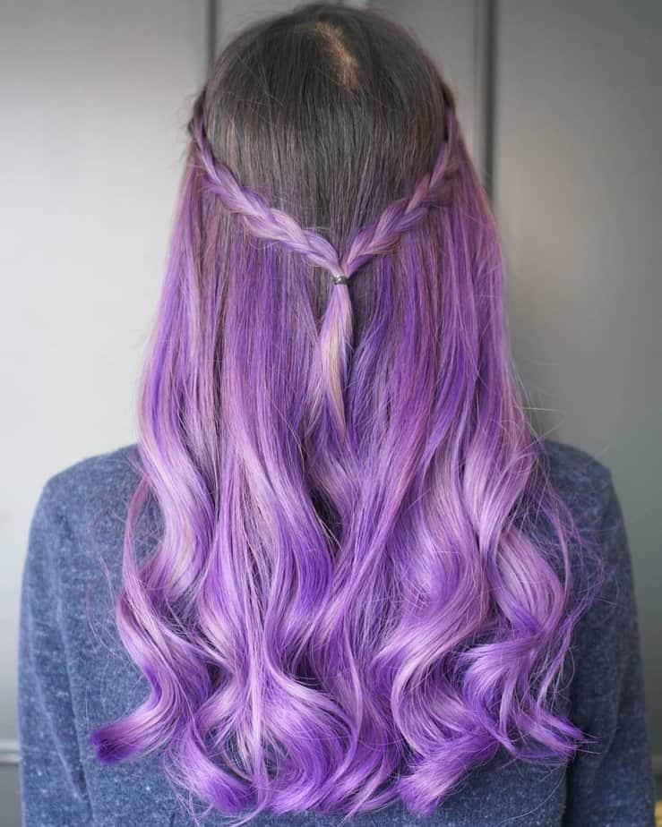 Purple and gray