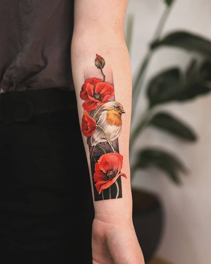 18 Symbolic August Birth Flower Tattoos To Celebrate Your Month