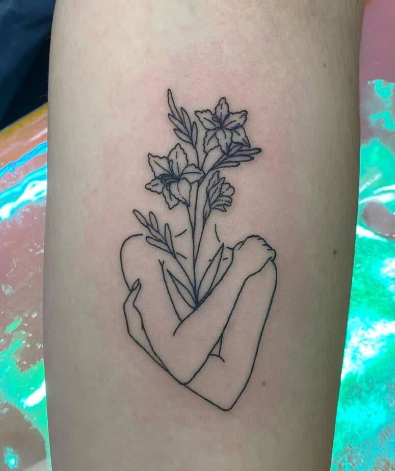 18 Symbolic August Birth Flower Tattoos To Celebrate Your Month