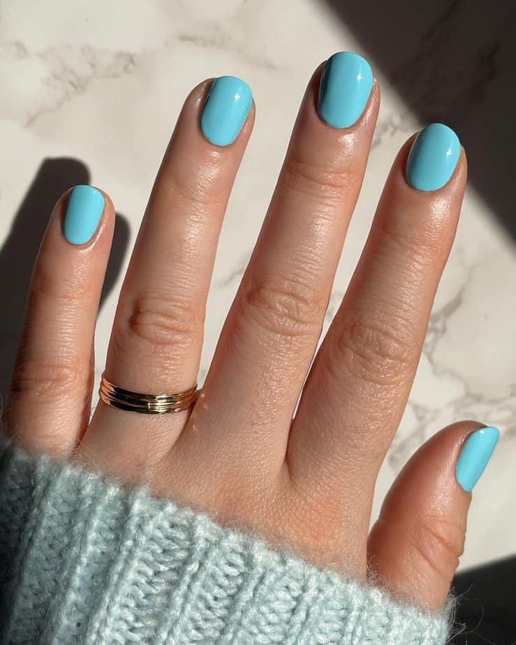 30 Mesmerizing Tiffany Blue Nails To Inspire Blue Skies Ahead