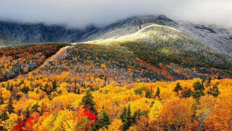 10 Must-See Spots for Stunning Fall Colors in New England White Mountain National Forest, New Hampshire