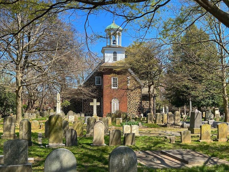 Admire the Holy Trinity (Old Swedes') Church