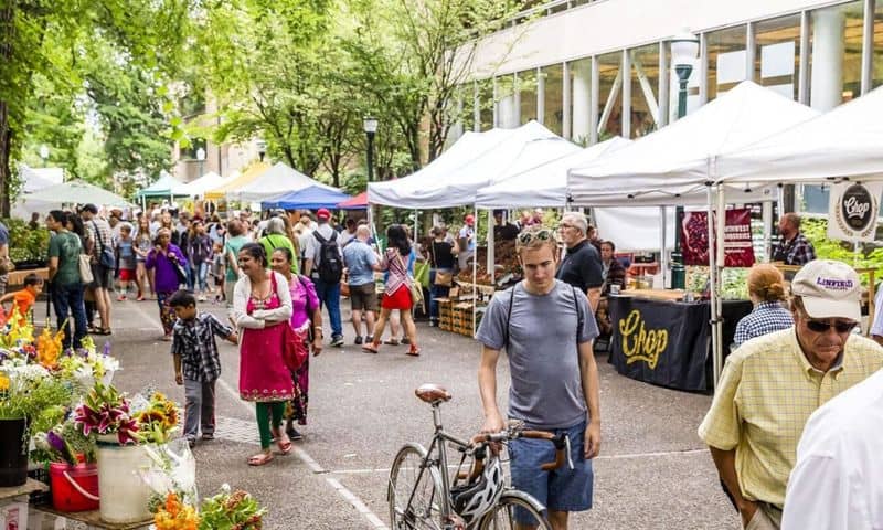 Portland Farmers Market at Pioneer Courthouse Square