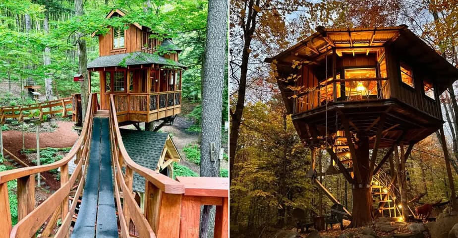 13 cozy treehouses in new york perfect for a night away
