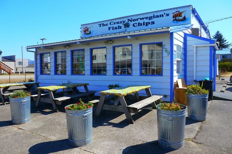 The Crazy Norwegian's Fish & Chips, Port Orford